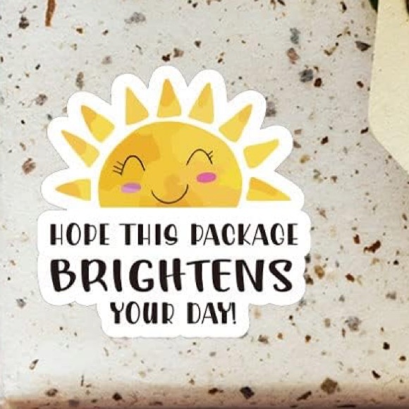 2 SETS LEFT☀️50 Hope this package brightens your day stickers - Picture 3 of 3